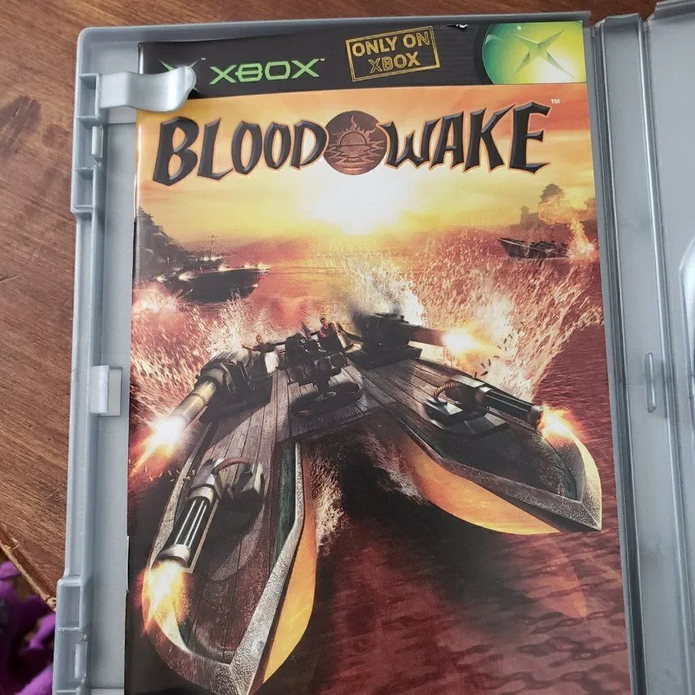 Blood Wake ORIGINAL Microsoft Xbox video game tested works Complete